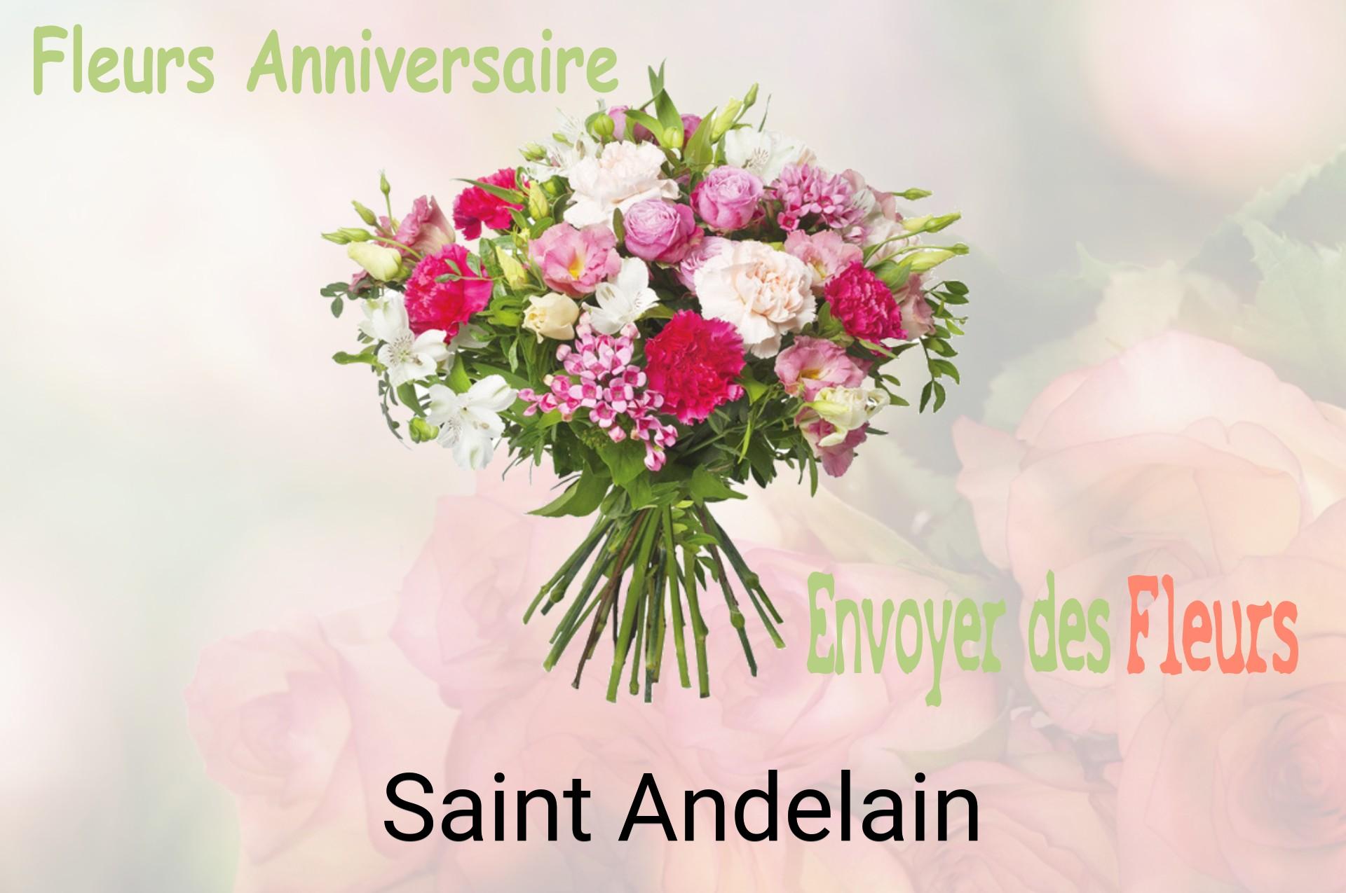 Bouquet de fleurs d’anniversaire livré à Saint-Andelain