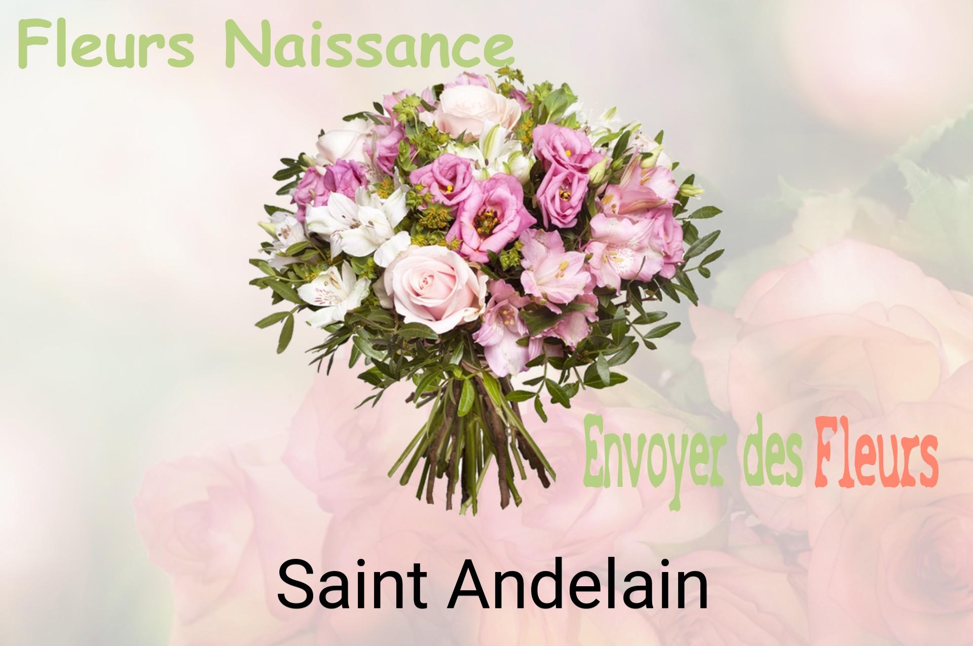 Bouquet de fleurs de naissance livré à Saint-Andelain